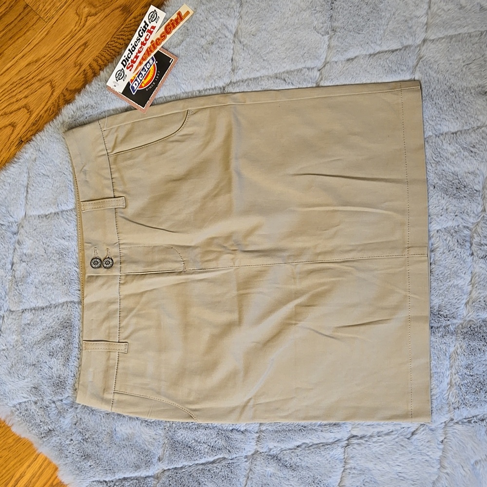Dickies Tan Uniform Pencil Skirt, Junior Women's Size 5, New With Tags